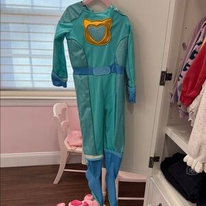 Kids Superkitty Costume - Teal and Blue